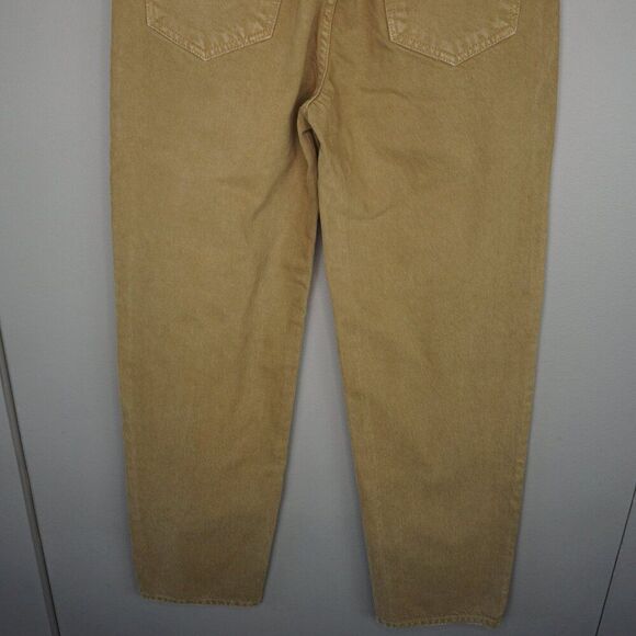 New MOTHER SNACKS! High Waisted Double Stack Ankle Jeans in Army Green size 24 - Picture 11 of 15